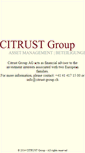 Mobile Screenshot of citrust-group.com